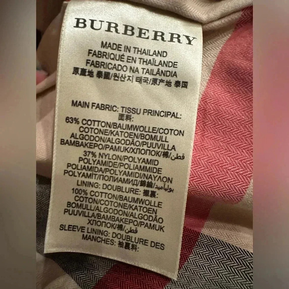 Burberry Brit trench blazer jacket size XXL - Picture 13 of 14